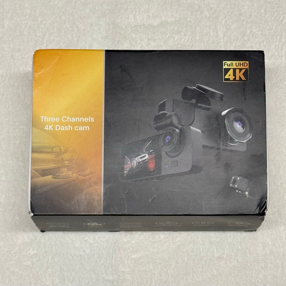 Brand New 4K Dash‎ Cam One Size Black Orange 8MP